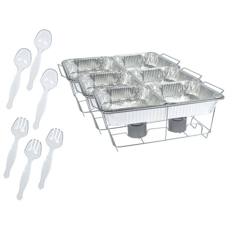 Party City Chafing Dish Buffet Set (silver)