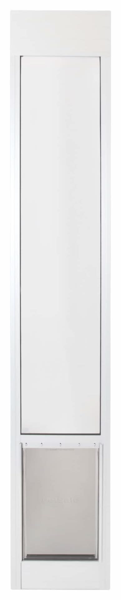 PetSafe White Aluminum Medium Dog/Cat Door for Sliding door