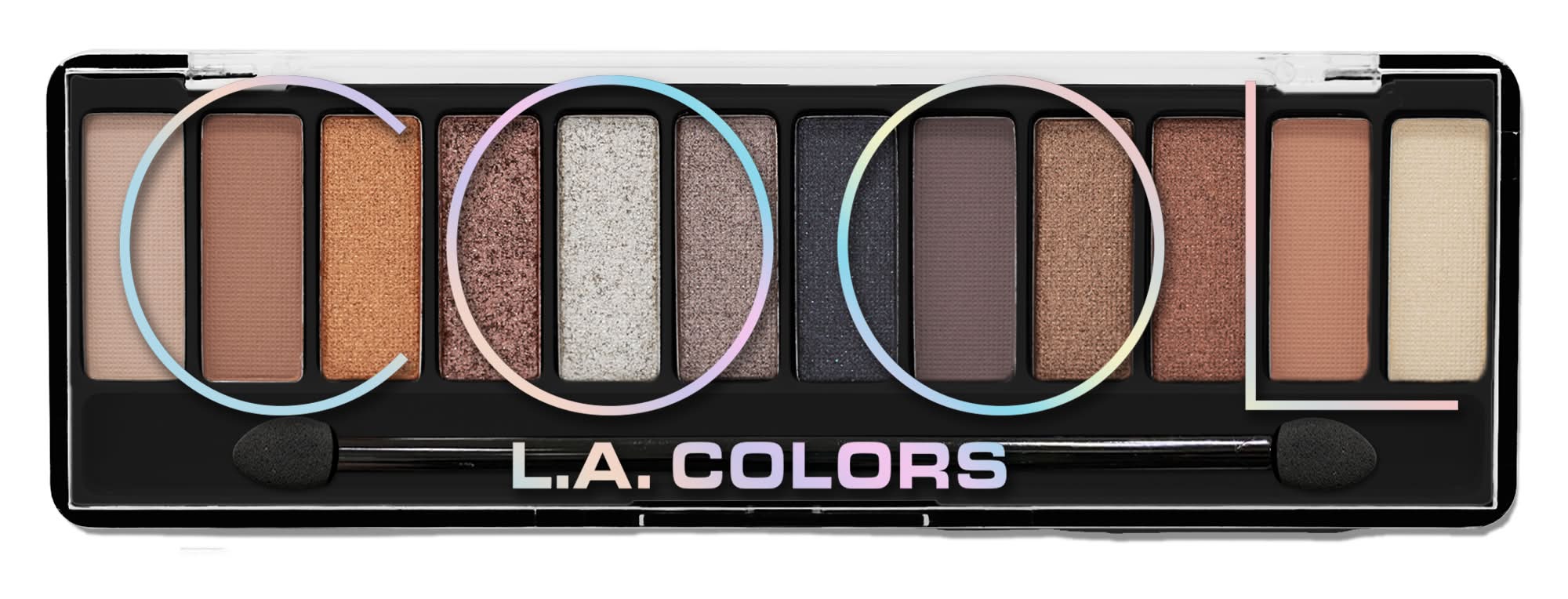 L.A. Colors® Color Vibe 12-Shade Eyeshadow Palette - Cool Cool