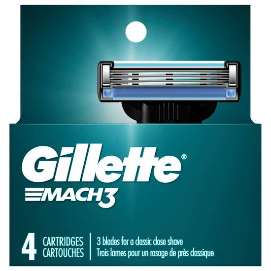 Gillette Mach3 Razor Blade Cartridges
