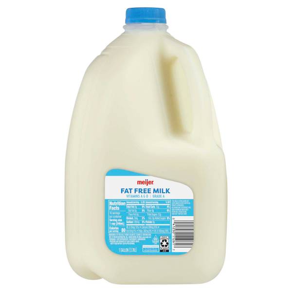 Meijer Fat Free Milk, 1 g (gallon)