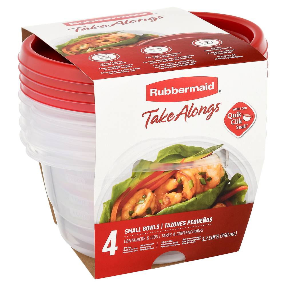 Rubbermaid Takealongs Small Bowls (4 ct)