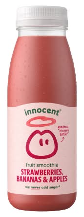 innocent Strawberries Bananas & Apples, Fruit Smoothie (250ml)