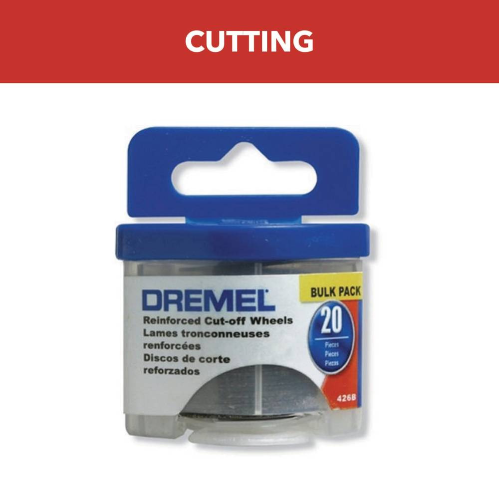 Dremel 20-Piece Fiber 1-1/4-in Cutting Wheel Accessory Kit | 426B