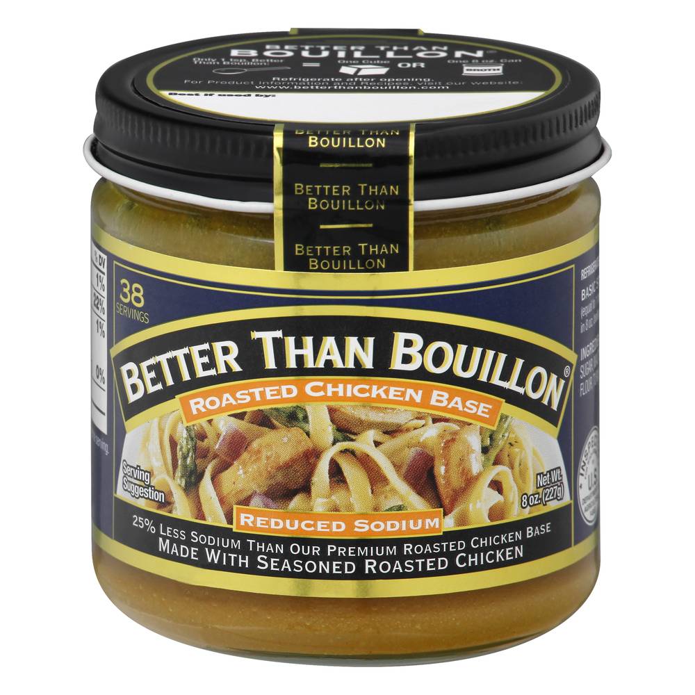 Better Than Bouillon Reduced Sodium Roasted Chicken Base (8 oz)