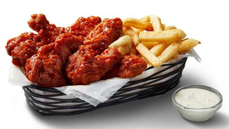 Chicken Wings & Fries Basket