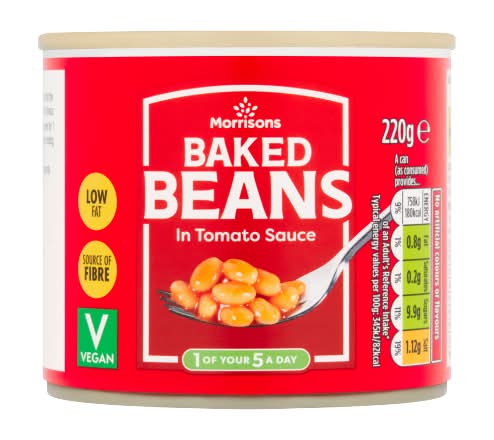 Morrisons Baked Beans in Tomato Sauce (220g)