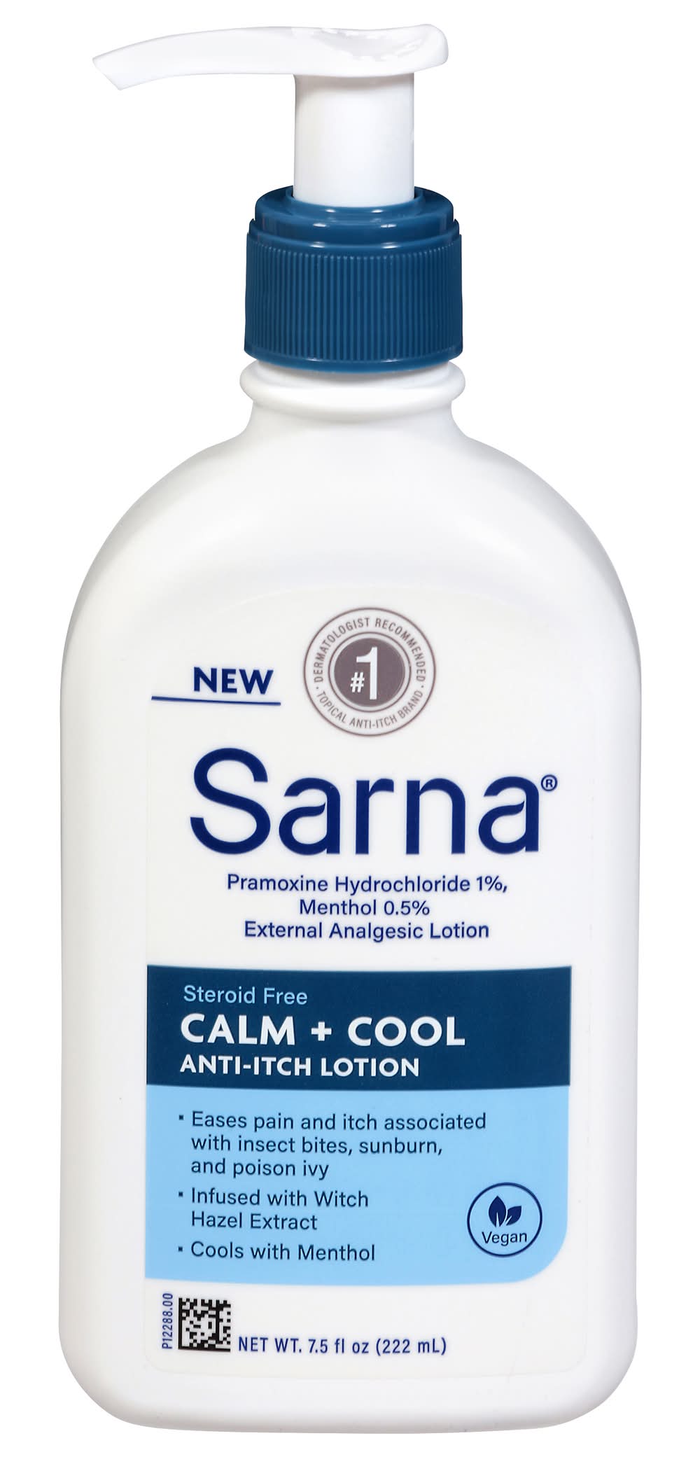 Sarna Calm + Cool Anti-Itch Lotion Steroid-Free (7.5 fl oz)