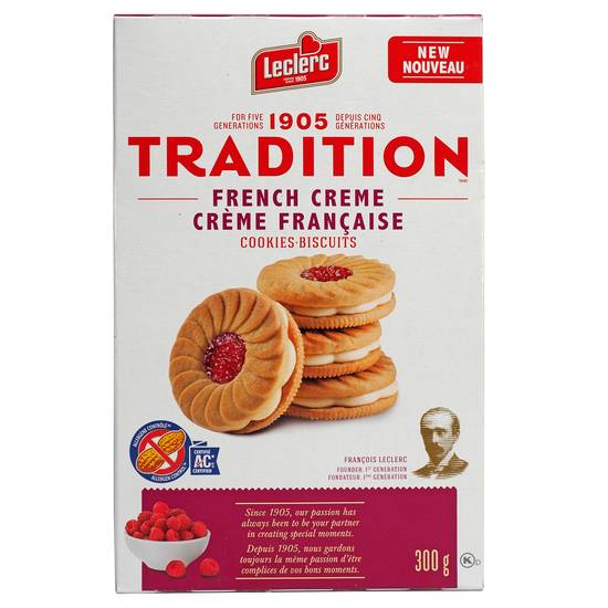 Leclerc Leclerc Tradition French Creme Cookies (300g)