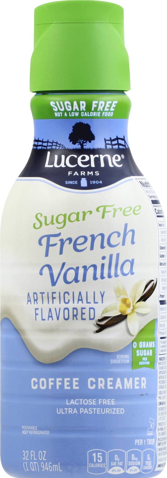 Lucerne Sugar Free French Vanilla Coffee Creamer