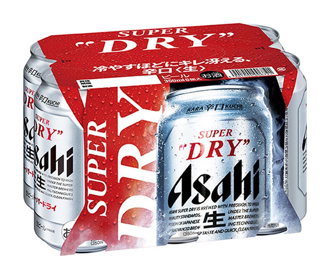 アサヒスーパードライ 生ビール (350mL x 6)