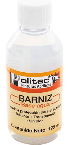 Politec · Barniz fijador brillante base agua (125 g)