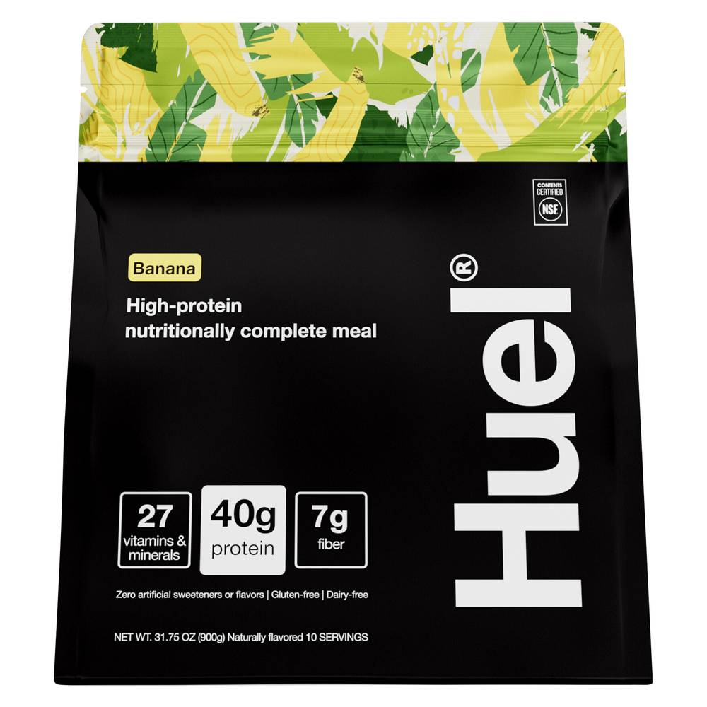 Huel High Protein Nutritionally Complete Meal, Banana (31.75 oz)