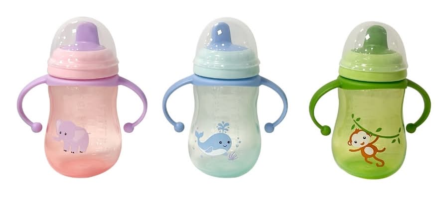 Kidgets Sippy Cups, Assorted (3 pack)