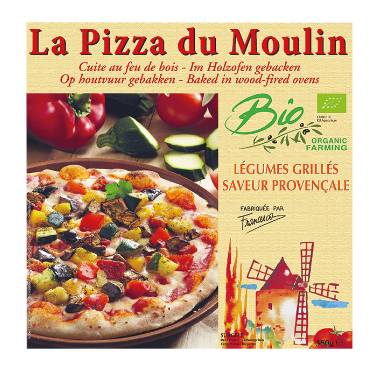 Pizza provençale 380g - LA PIZZA DU MOULIN - BIO