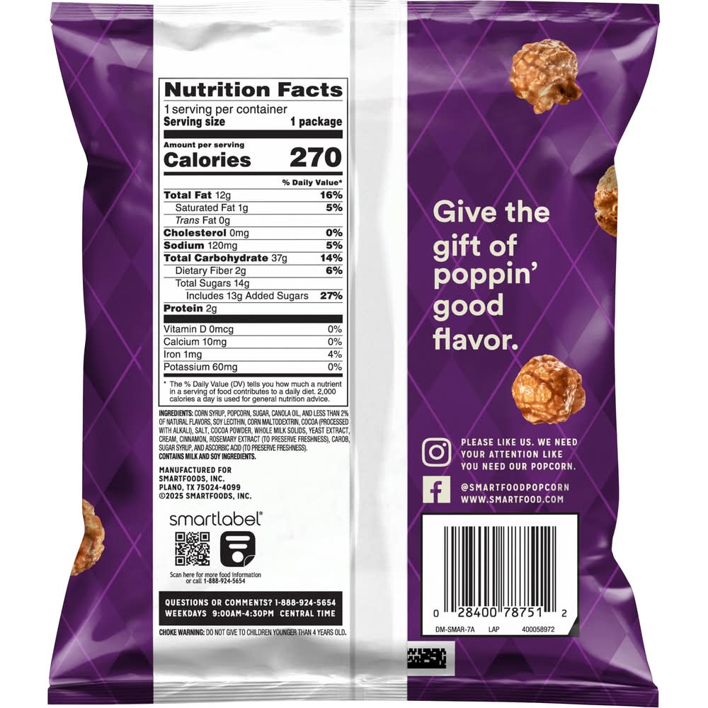 Smartfood Popcorn, Chocolate Caramel (1.88 oz)