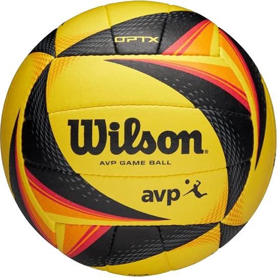 Wilson Optx Avp Tour Outdoor Volleyball, Yellow-Black