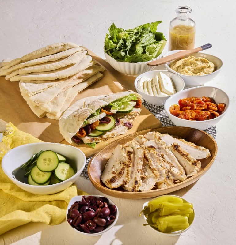 BUILD YOUR OWN SANDWICH PLATTER - MEDITERRANEAN HUMMUS
