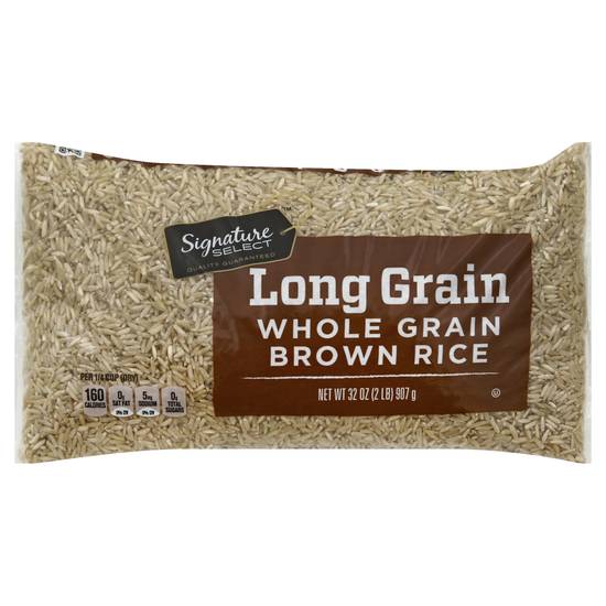 Signature Select Long Whole Grain Brown Rice