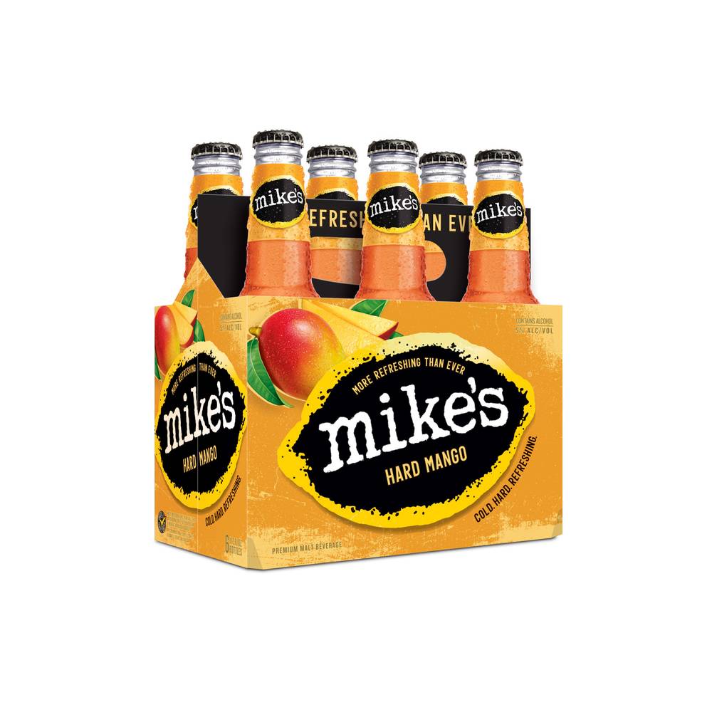 Mike's Premium Malt Hard Mango Beer (6 x 11.2 fl oz)