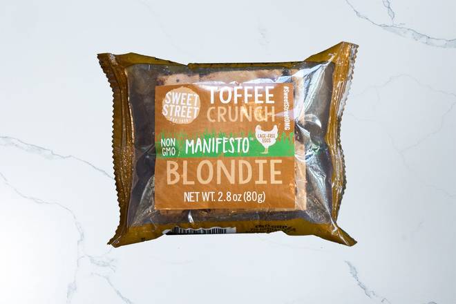 Toffee Crunch Blondie