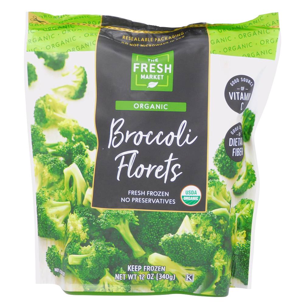 Tfm Organic Frozen Broccoli Florets