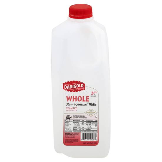 Darigold Whole 3.25% Milkfat Homogenized Milk (0.5 gal)