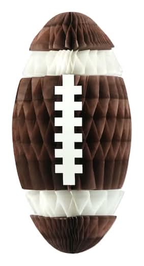 Celebrate It Honeycomb Football Decor (3 ct)