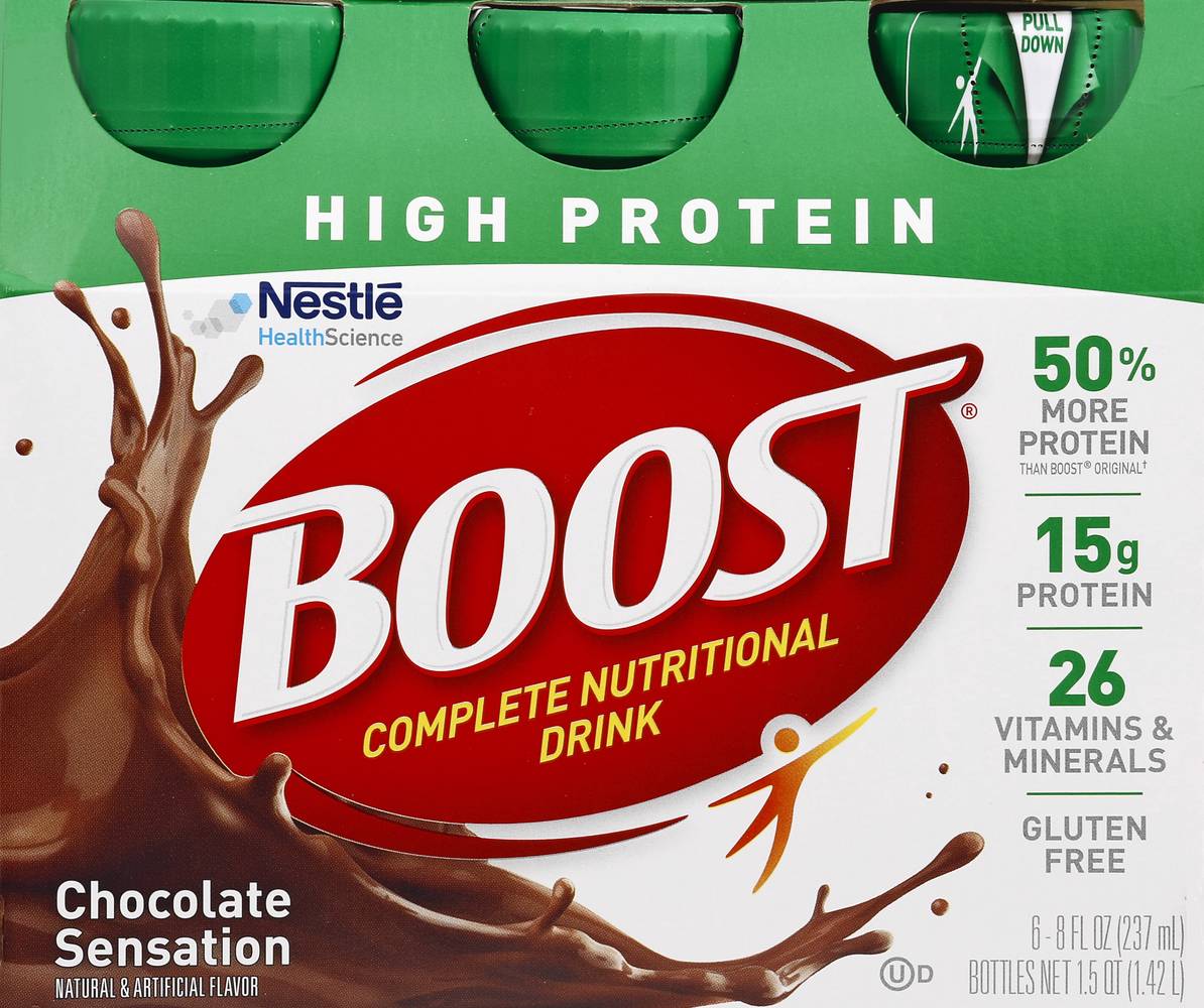 Boost High Protein Chocolate Nutritional Drink (48 fl oz)