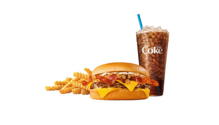Garlic Butter Bacon Cheeseburger Combo