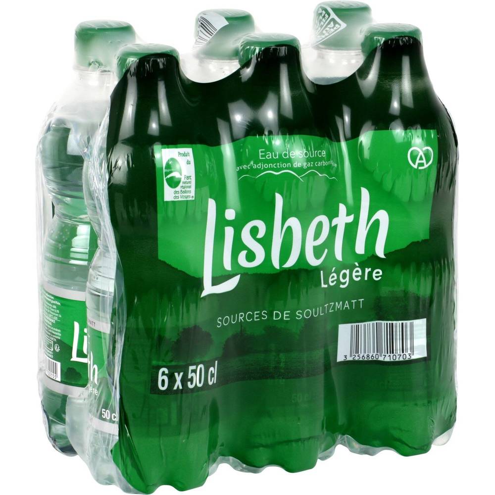 Lisbeth - Eau de source (6 pack, 500 ml)