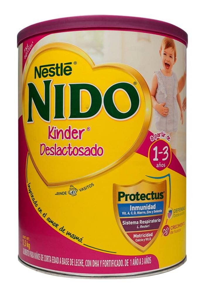 Nido · Leche deslactosada en polvo (1,5 kg)