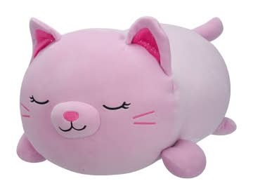 Squishmallows Cat Plush Toy, 18 in, Pink