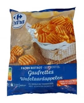 Patatas gofre Carrefour Extra 600 g.