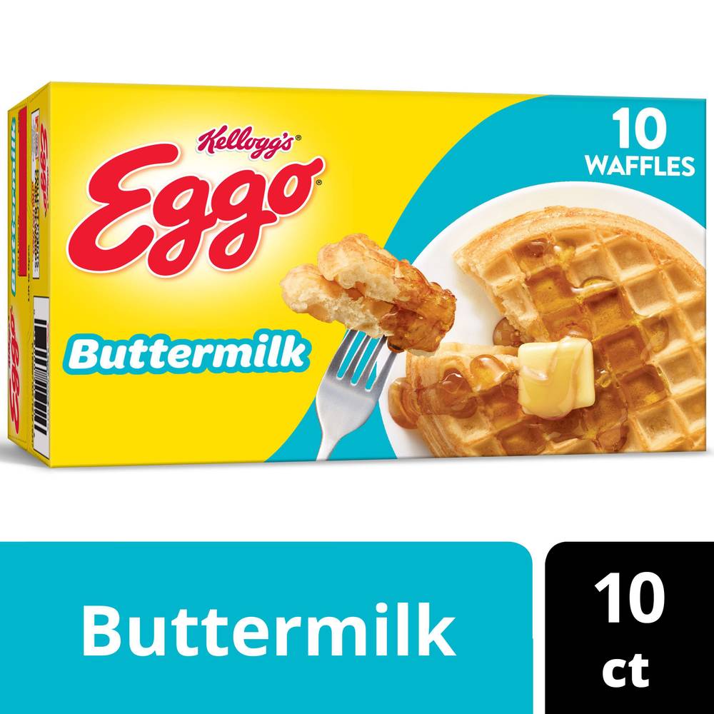 Kellogg's Eggo Waffles, Buttermilk (12.3 oz, 10 ct)