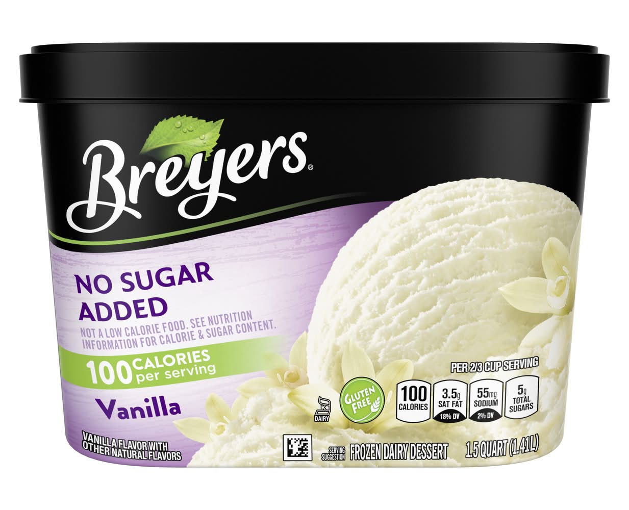 Breyers Dairy Dessert Ice Cream, Vanilla (1.41 L)