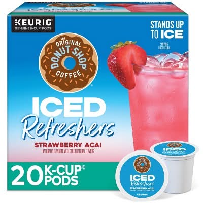 The Original Donut Shop Iced Refreshers, Strawberry Açaí (20 ct)