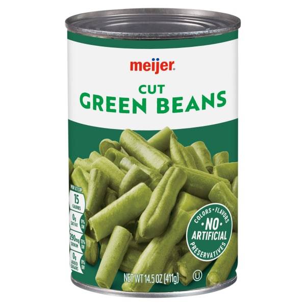 Meijer Cut Green Beans (14.5 oz)