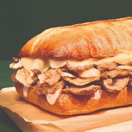 Steak & Mushroom Oven-Toasted Sandwich