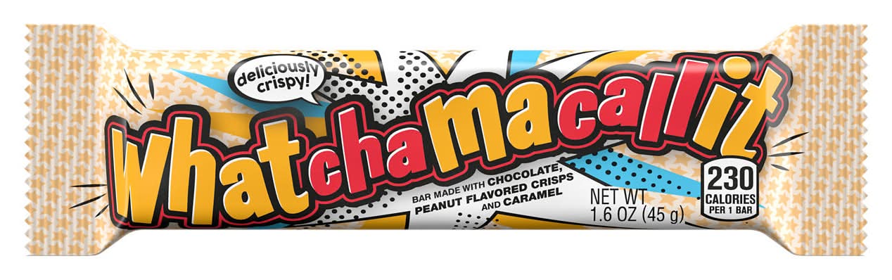 Whatchamacallit Chocolate Crisps, Peanut-Caramel (1.6 oz)