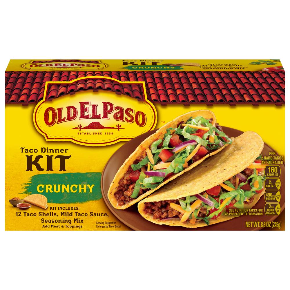 Old El Paso Crunchy Taco Dinner Kit (8.8 oz, 12 ct)