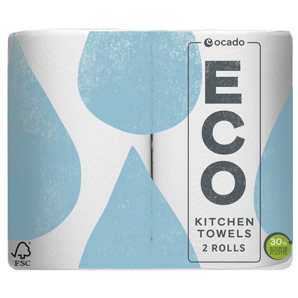 Ocado Eco Kitchen Towels (2 per pack)