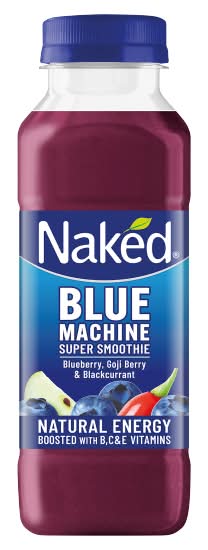 Naked Assorted, Blue Machine Fruit Flavor Smoothie (300ml)