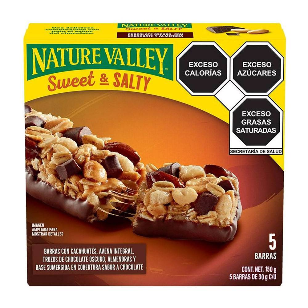 Nature valley barras de granola sweet & salty (5 un) (chocolate)