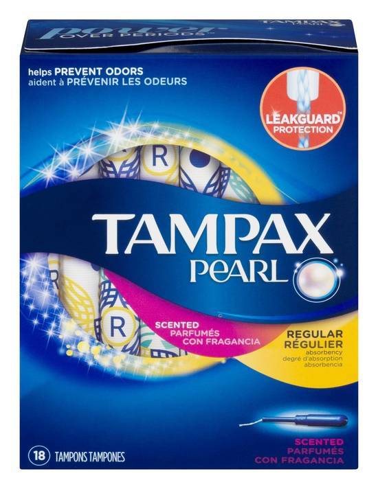 Tampax Pearl Regular Absorbency Scented Tampons