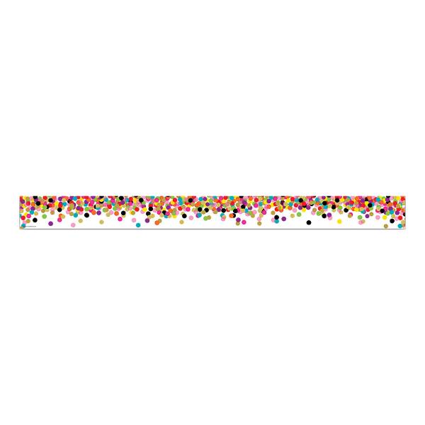 Teacher Created Resources Confetti 3" X 35" Straight Border Trim