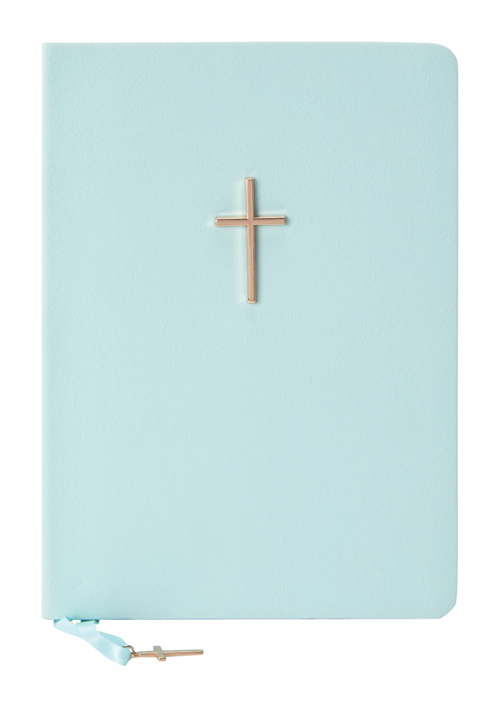 Cross Charm Journal Blue