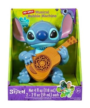 Disney Stitch No Spill Musical Bubble Machine Ages 3+