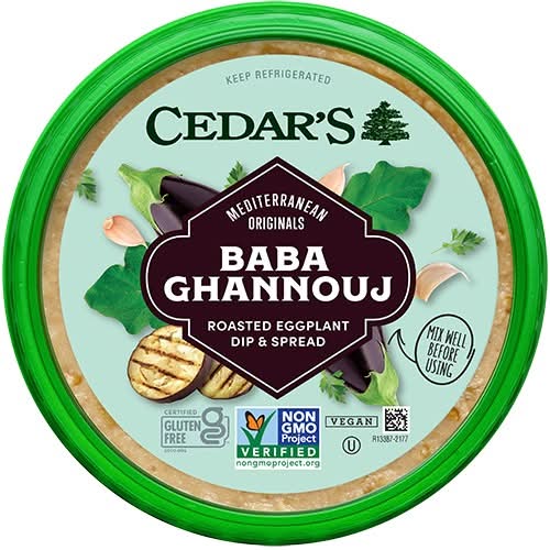 Cedar's Mediterranean Foods Baba Ghannouj Roasted Eggplant Dip & Spread
