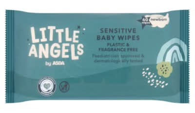Asda Little Angels 60 Sensitive Baby Wipes